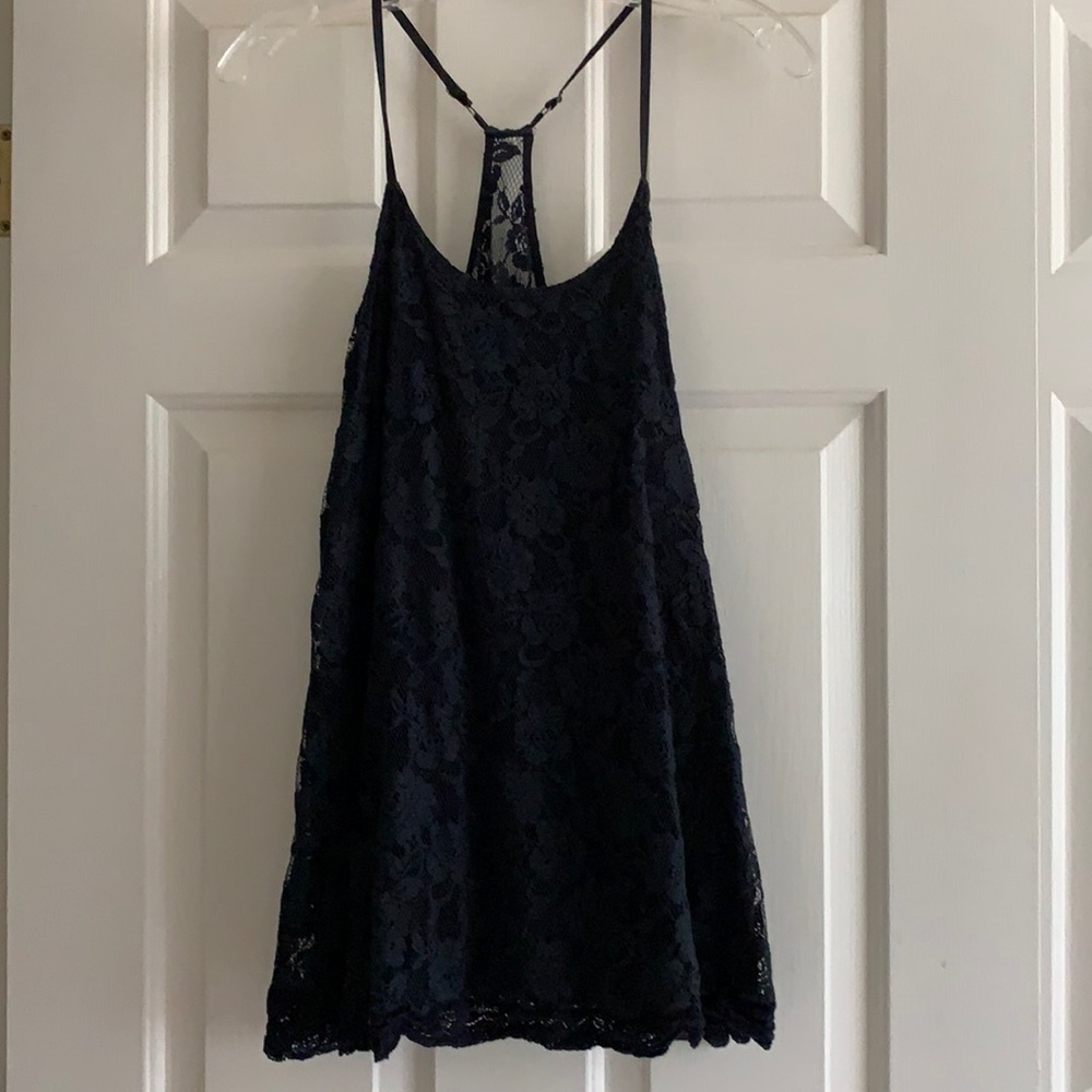 Abercrombie kids L tank dress with adjustable straps